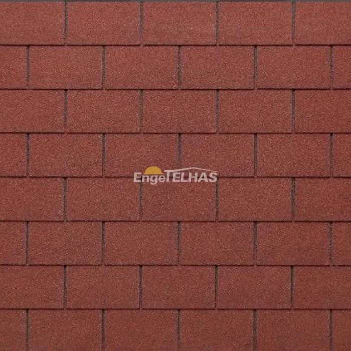 Telha shingle Retangular - Rosso Ramato