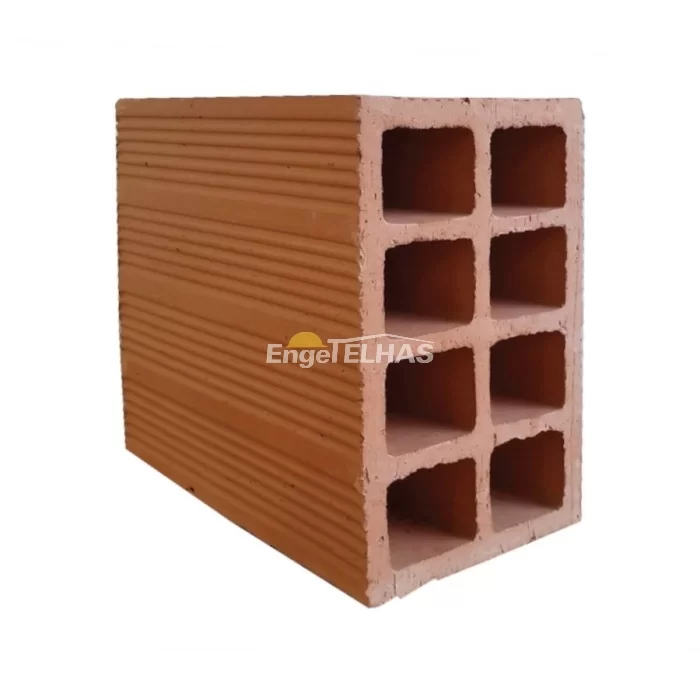 Tijolo Reboco 8 Furos - 11,5x19x19 cm